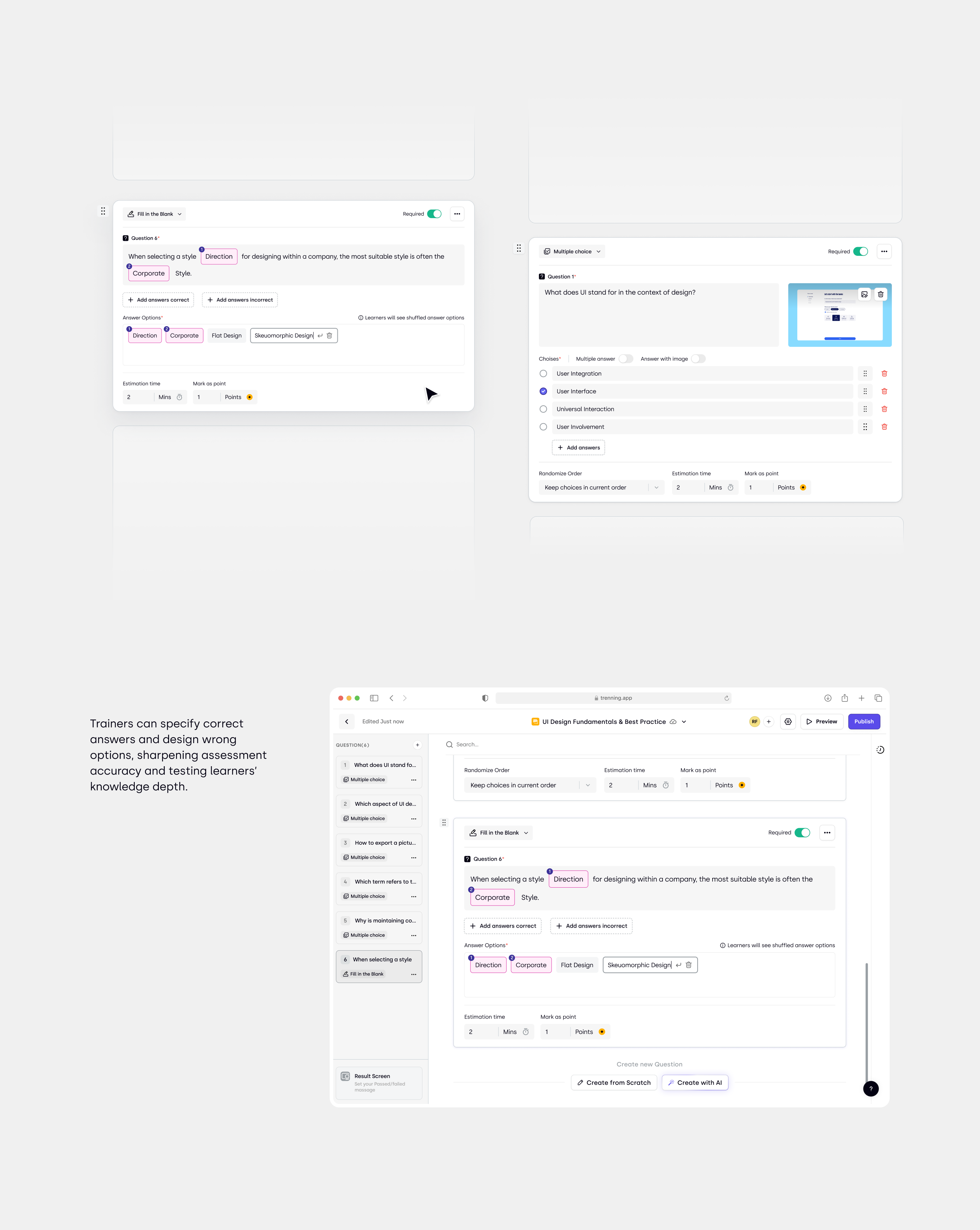 UI/UX ui 设计 SAAS 学习应用产品设计教育 LMS web 应用培训课程