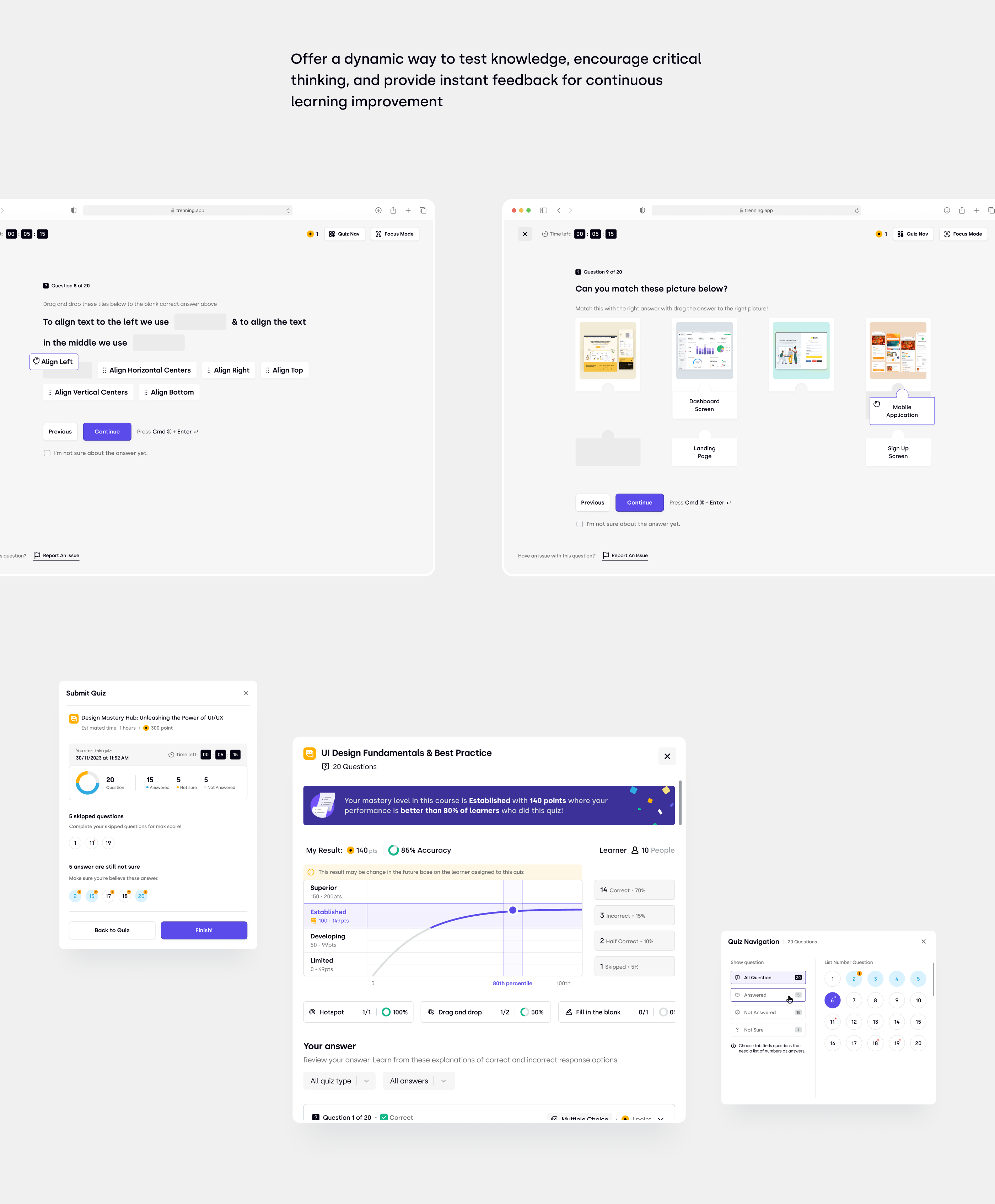 UI/UX ui 设计 SAAS 学习应用产品设计教育 LMS web 应用培训课程