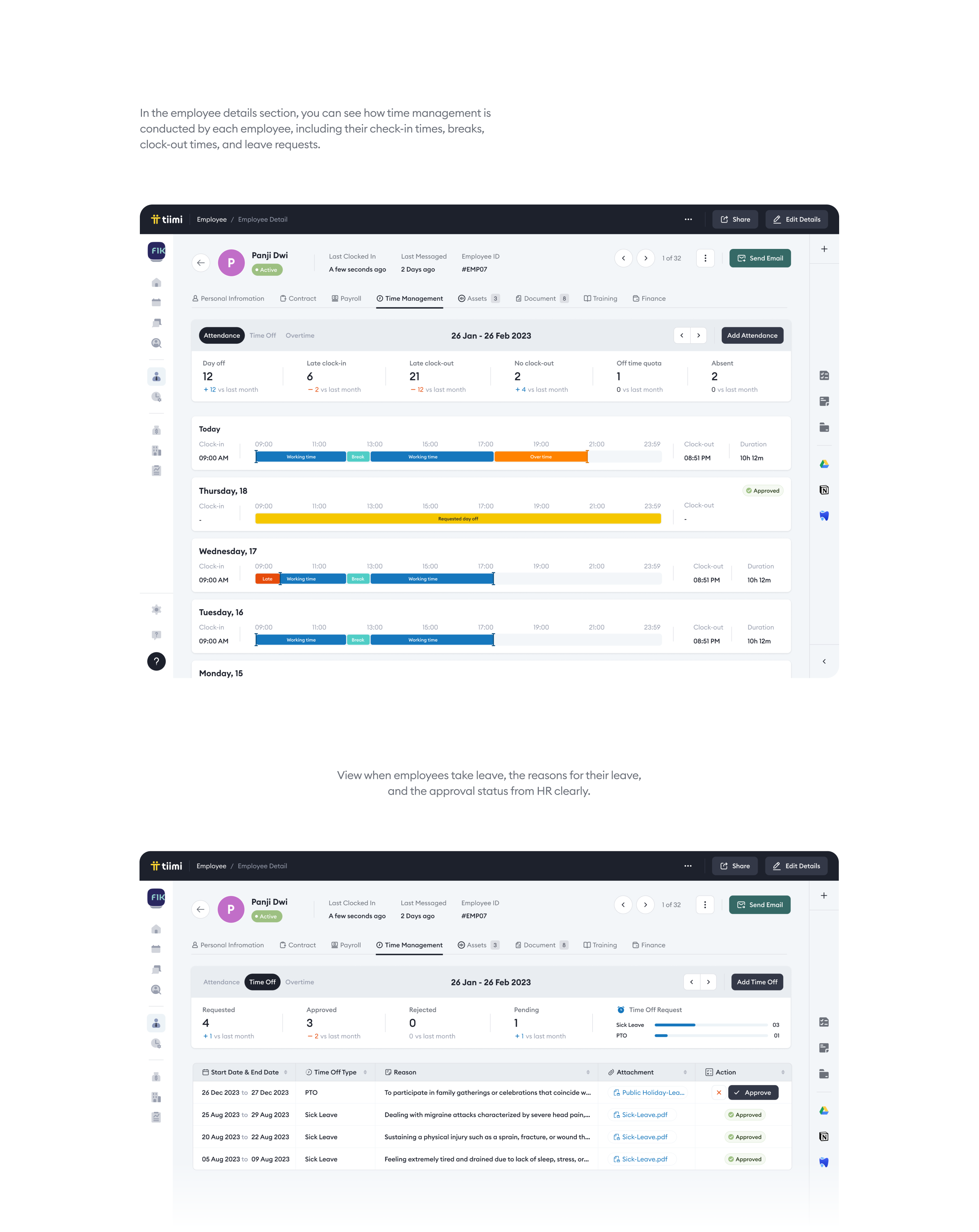 UI/UX 用户界面设计 SAAS HRMS 产品设计 网络应用 移动应用 员工 公司 HR