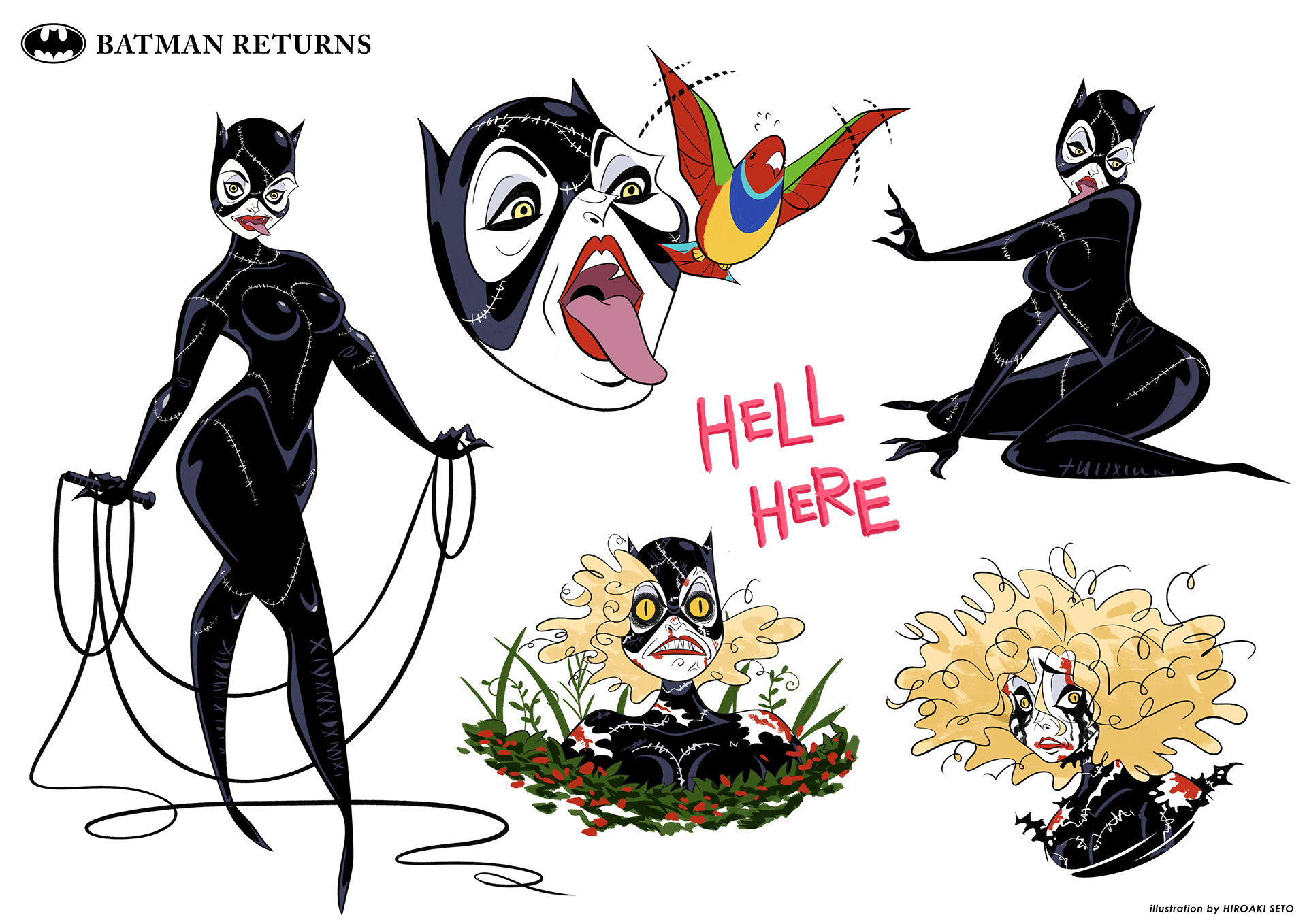 ILLUSTRATION  batman comics cartoon Dc Comics Christmas winter illustrations Character design  Digital Art