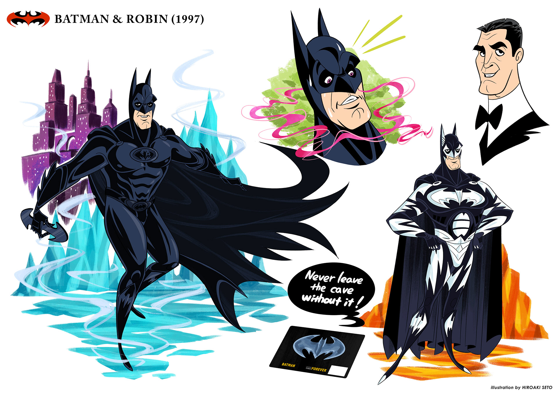 ILLUSTRATION  Character design  concept art cartoon digital illustration batman Dc Comics Drawing  painting   artwork