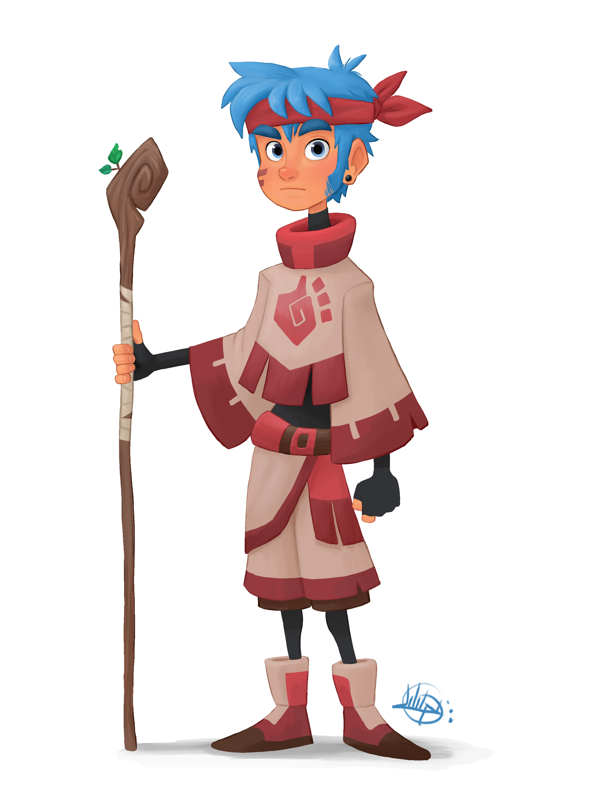 Character design  personal project luigi lucarelli Leo's Forest