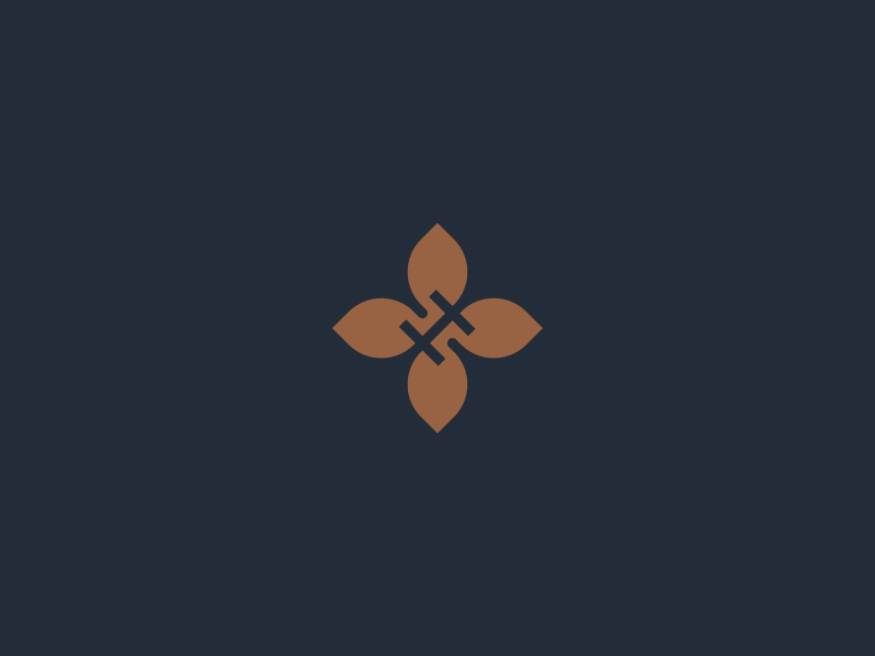 H + leaves mark