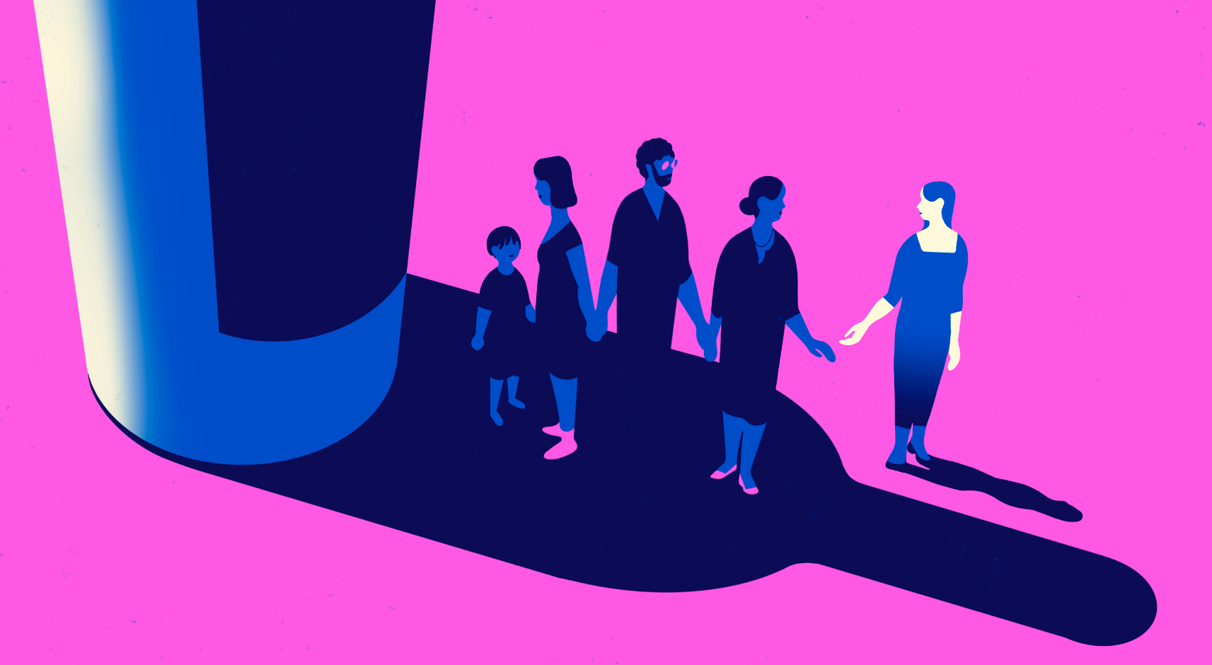 aarp girlfriend women genx friendship Health Relationships conceptual illustration Editorial Illustration ILLUSTRATION