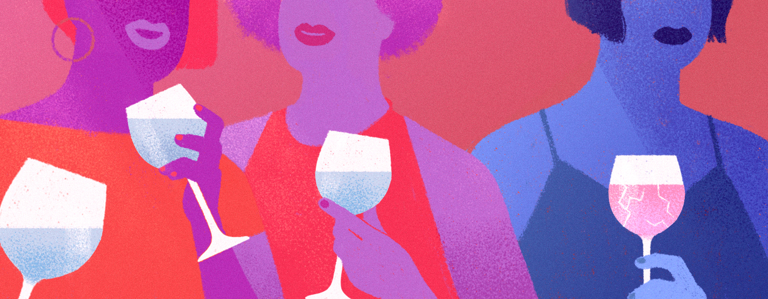 aarp girlfriend women genx friendship Health Relationships conceptual illustration Editorial Illustration ILLUSTRATION