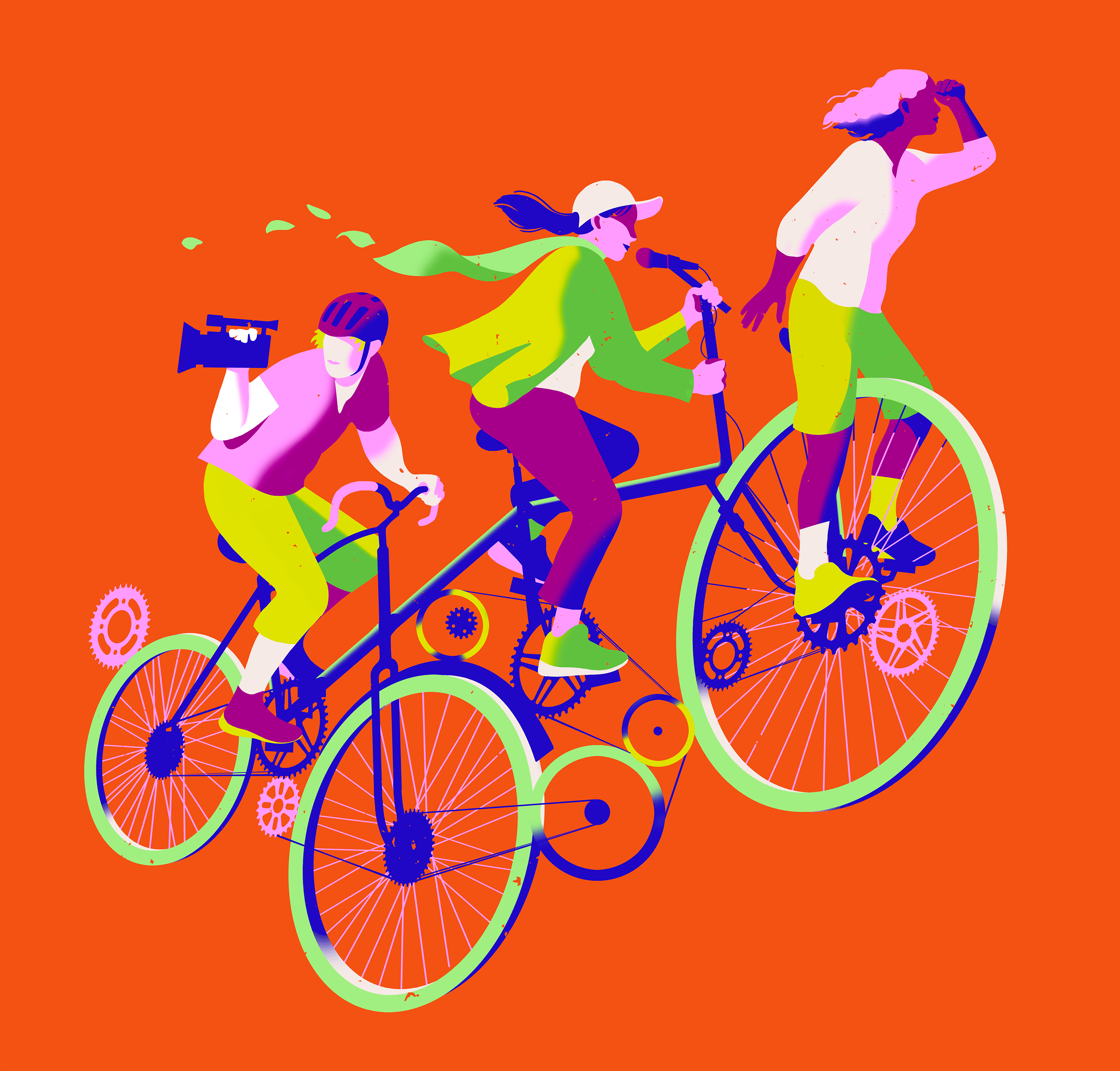 Bicycle ILLUSTRATION  conceptual illustration Digital Art  environment digital illustration Stories