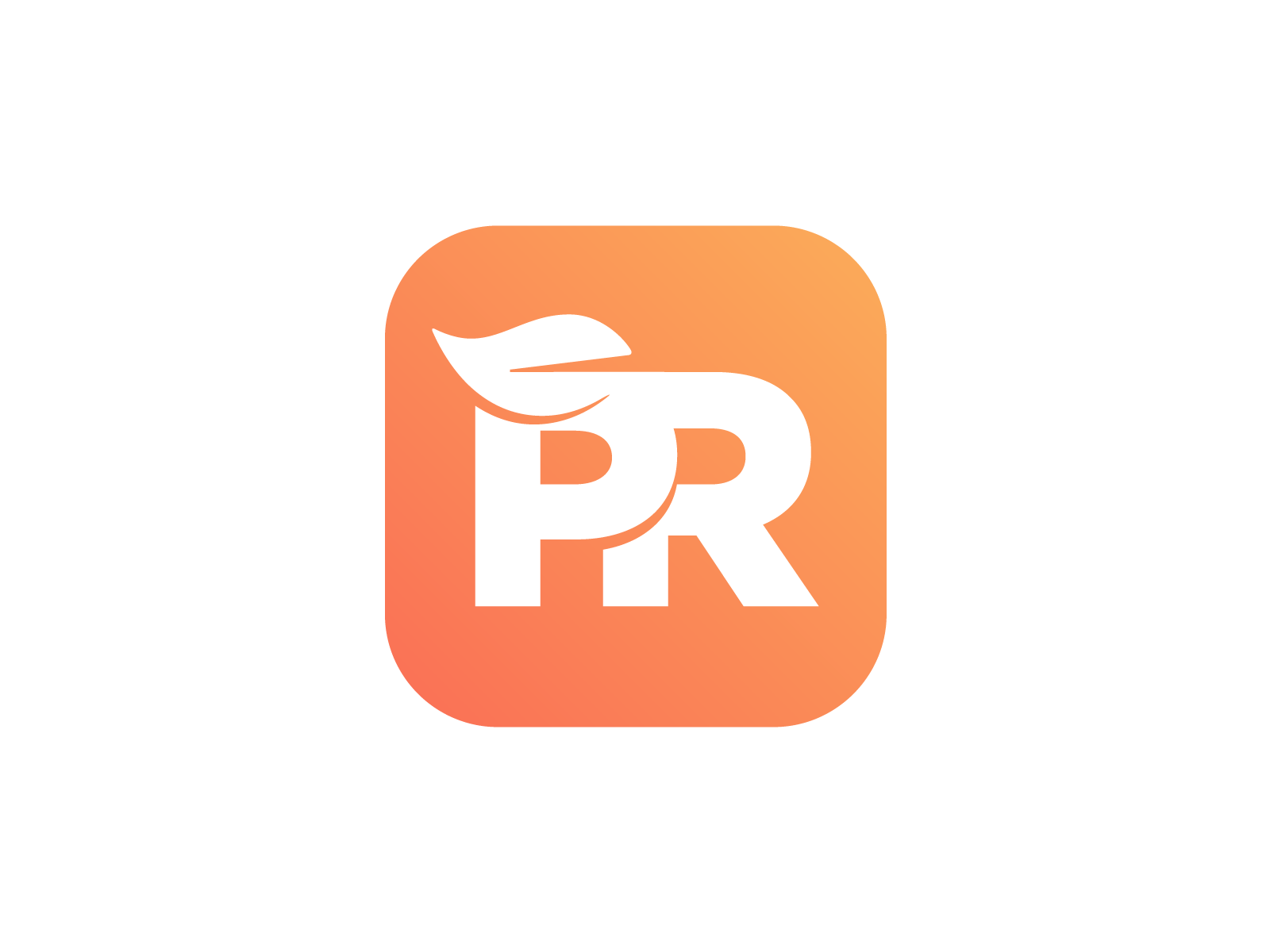 Peach Report标志设计，应用程序，品牌组合，新鲜水果，平面设计，标志，媒体，mihai dolganiuc设计，自然，负空间，新闻，真人秀，社交媒体，文本，电视，字体，排版