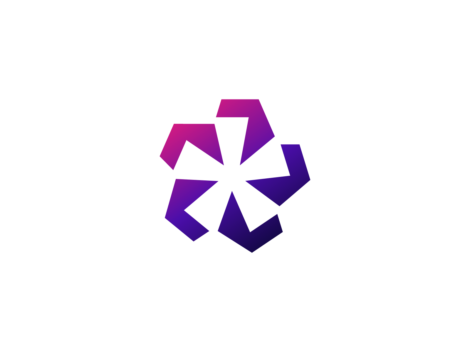 Asterisk 标志设计版本 2（未使用，出售）银行、银行业务、品牌标识、品牌推广、公司、企业元素、对象、金融科技、科技、五、5、数字、出售、未使用、购买、几何、几何、团体、团队、团结、保险、金钱、标志、符号、图标、数学、合并、联合、变形、变形、mihai dolganiuc 设计、负空间、五边形、风险管理、星星、空间、宇宙、web3