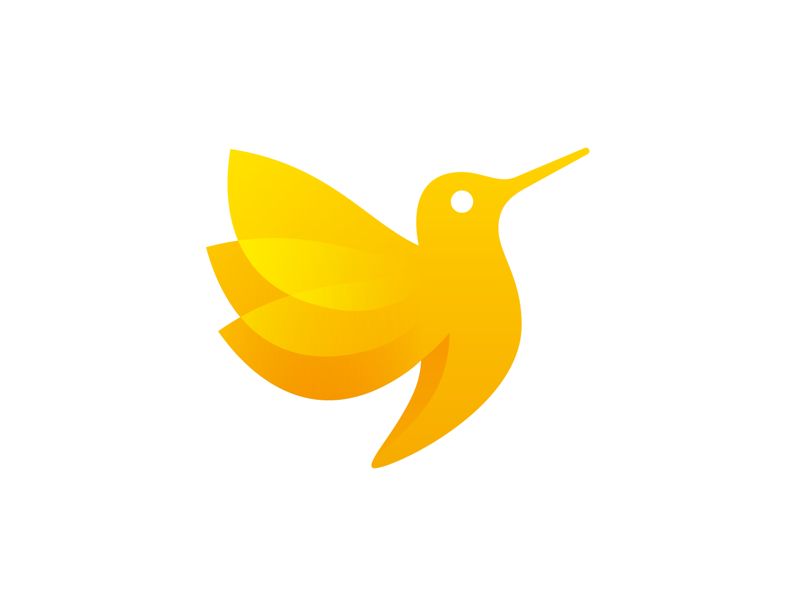 蜂鸟标志设计用于照片动画软件（已售出）动画鸟品牌标志品牌快速飞行森林突变丛林标志标记符号图标自然软件启动翅膀