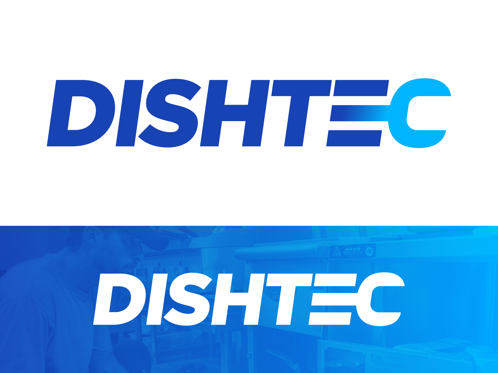Dishtec认可的标志设计品牌标志发展现代固体设备快速信任社区援助标志符号图标快速紧急紧急技术维修服务厨房类型排版文本定制字标签网格