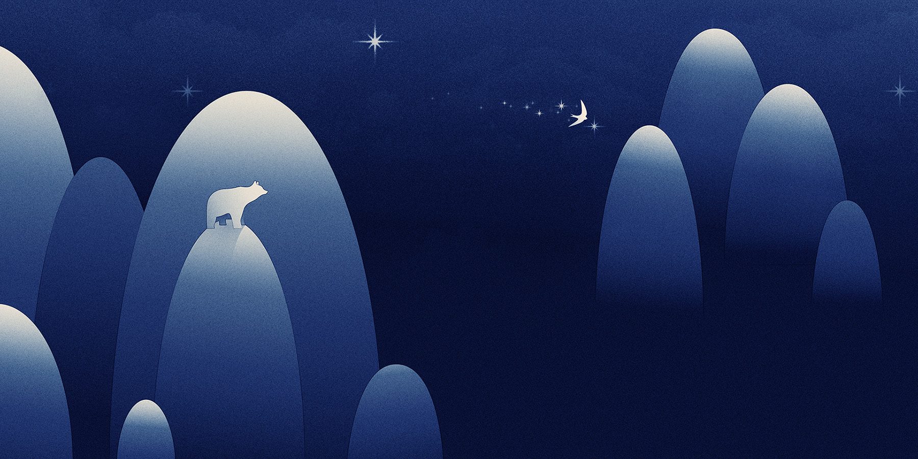 musician Album blue polar bears slient struggle ILLUSTRATION  Drawing (2).jpg