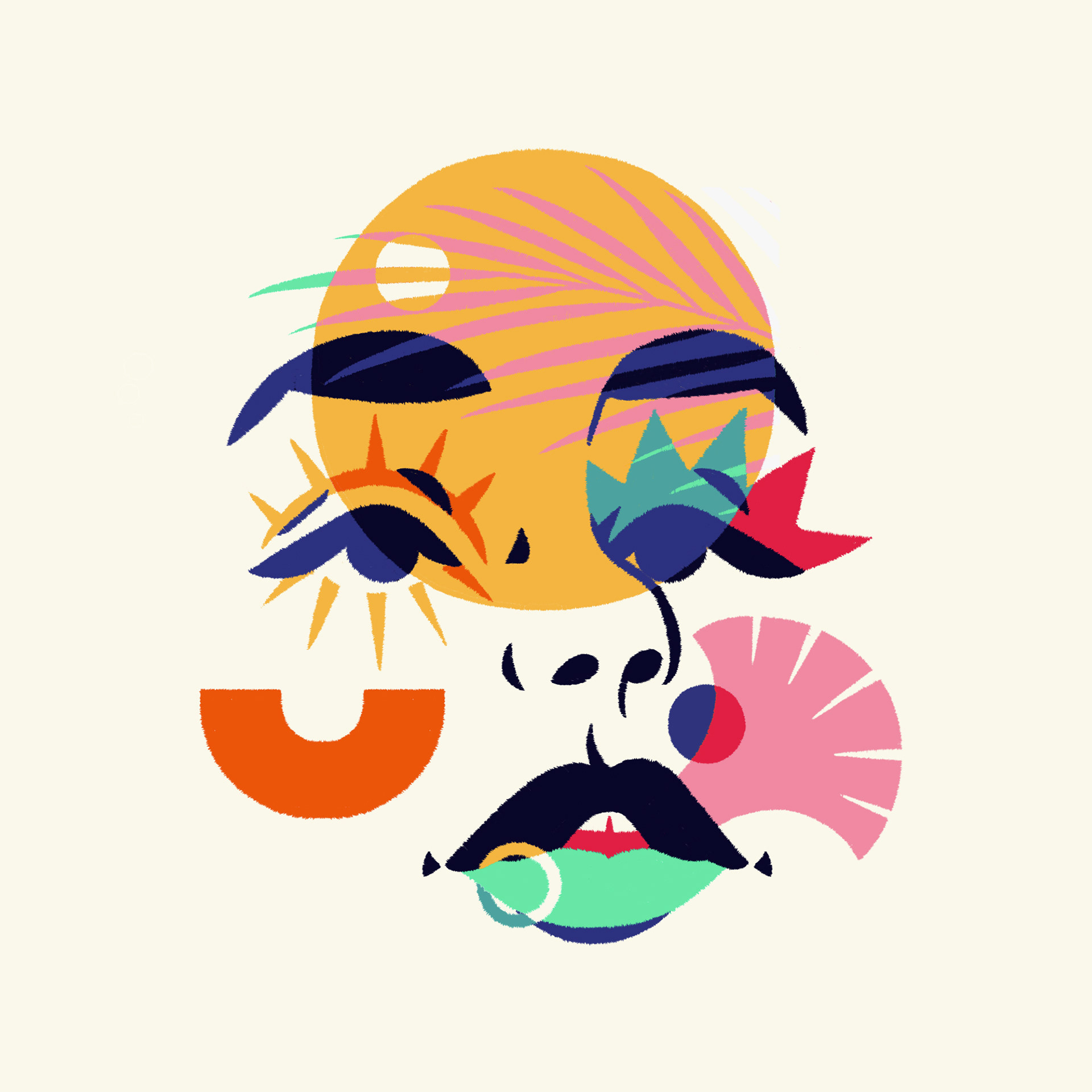 art geometry ilustration Latin Tropical ilustracion.jpg