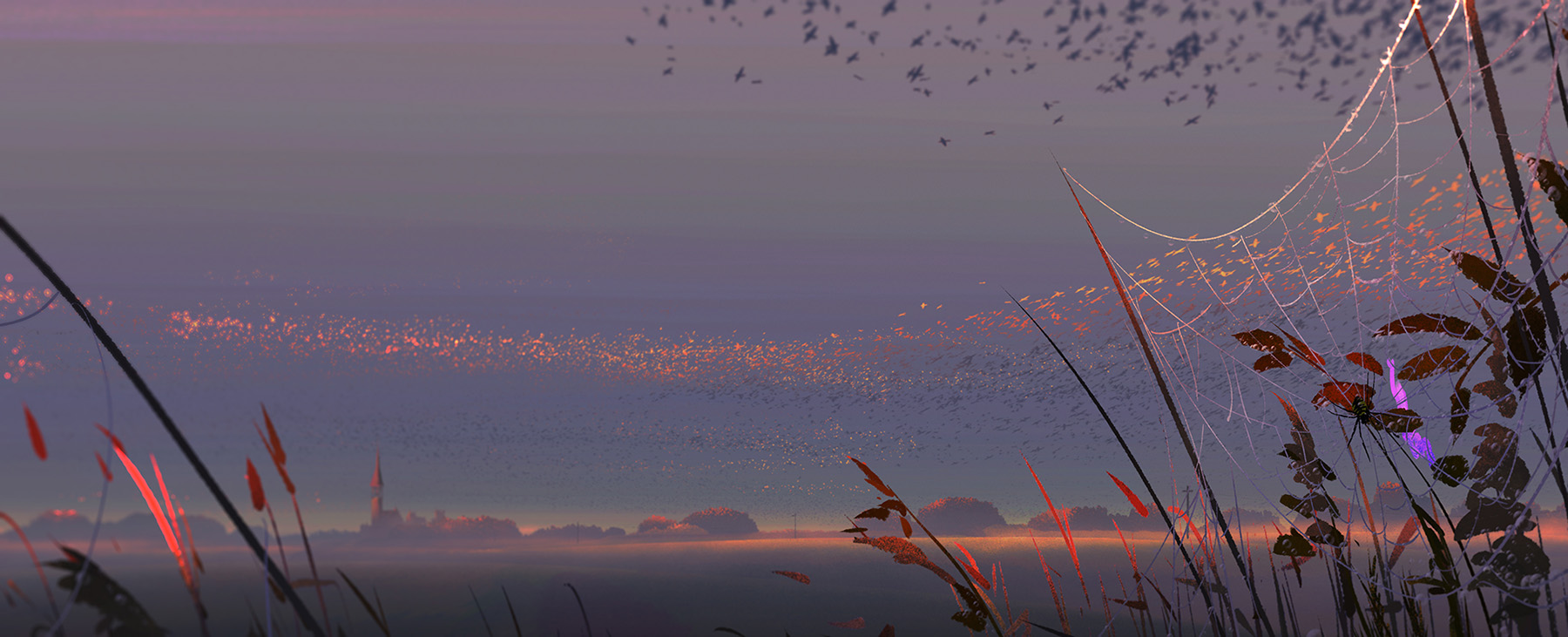 Image may contain outdoor, bird and sunset.jpg