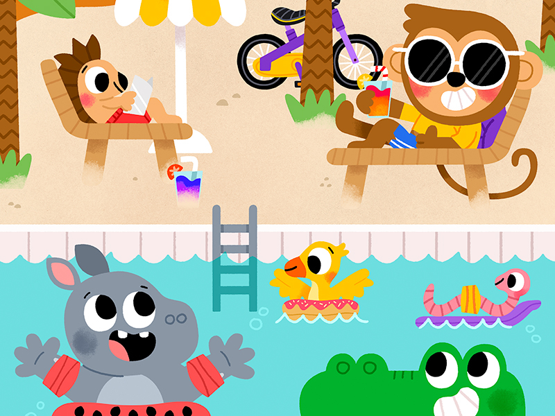Is it summer yet  animals cute drawing fun illustration illustrator ki.jpg