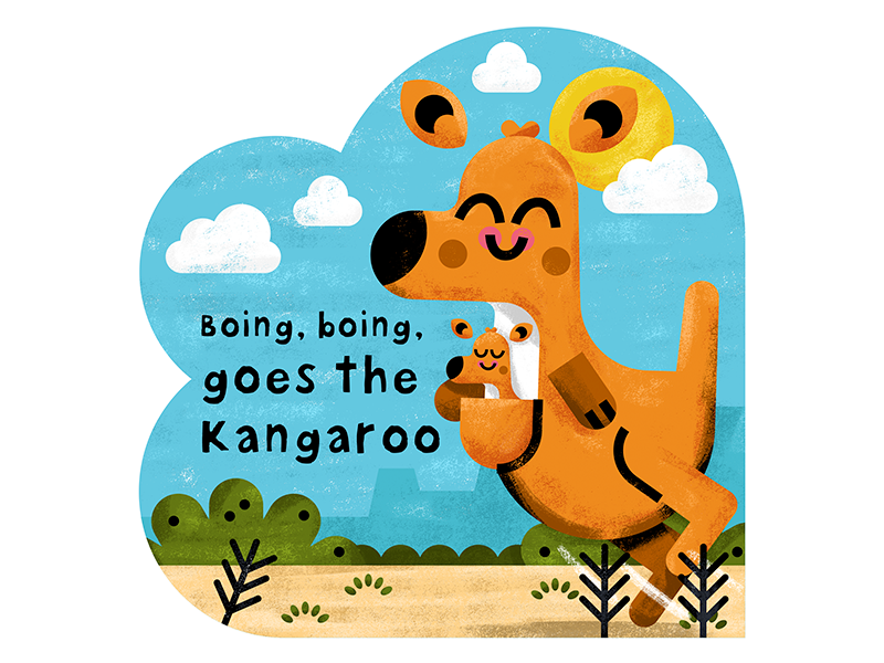 Boing, boing.. animals art australia bold book cute illustration illus.png