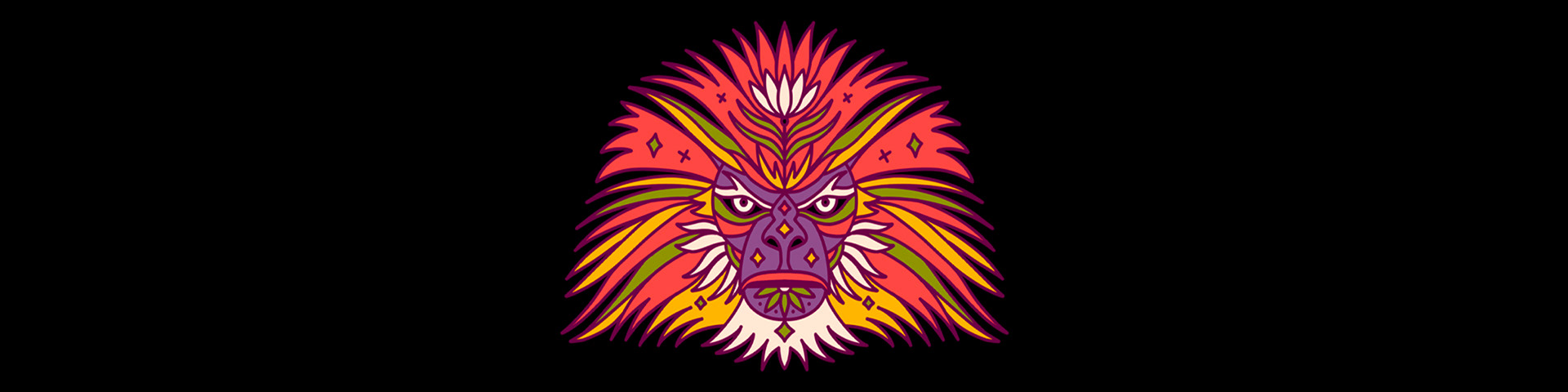 animals endangered Indian art lion pattern design  tiger Vector Illust (23).jpg