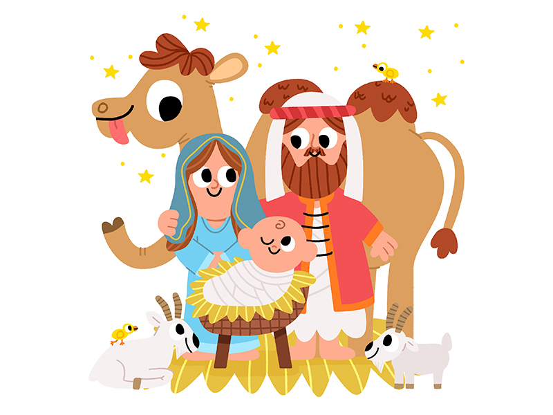A Superstar is born! animals illustration illustrator jesus joseph kid.jpg
