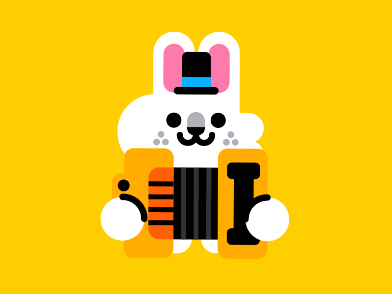 Classically trained musicians animals book bunny dog illustration illu.gif