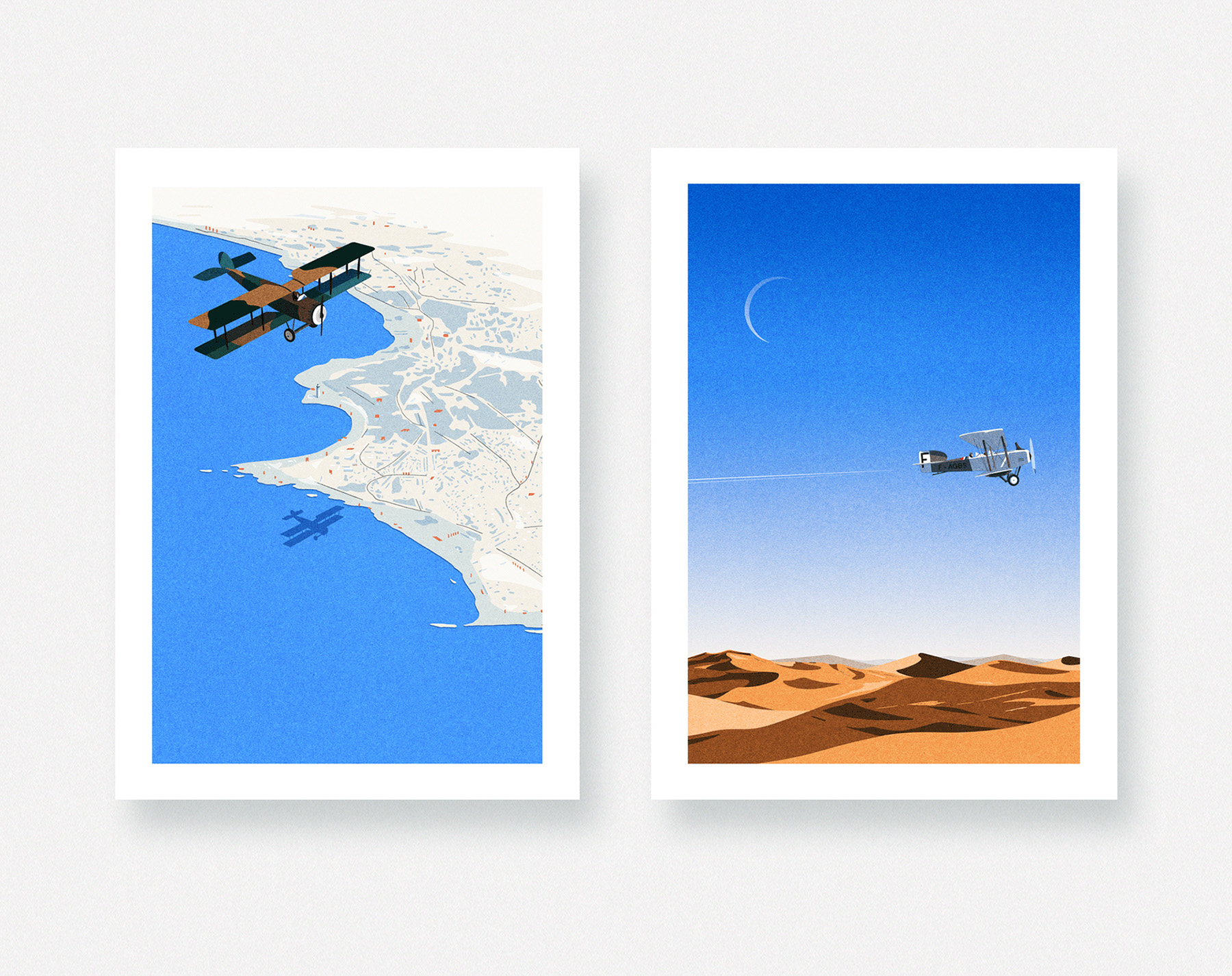 ILLUSTRATION  Landscape poster posterdesign print sea Travel (10).jpg