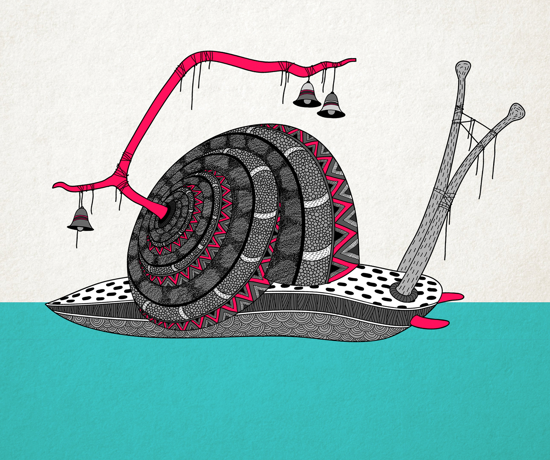 chameleon snail crab cockroach sea horse beetle abstract vector doodle (6).jpg