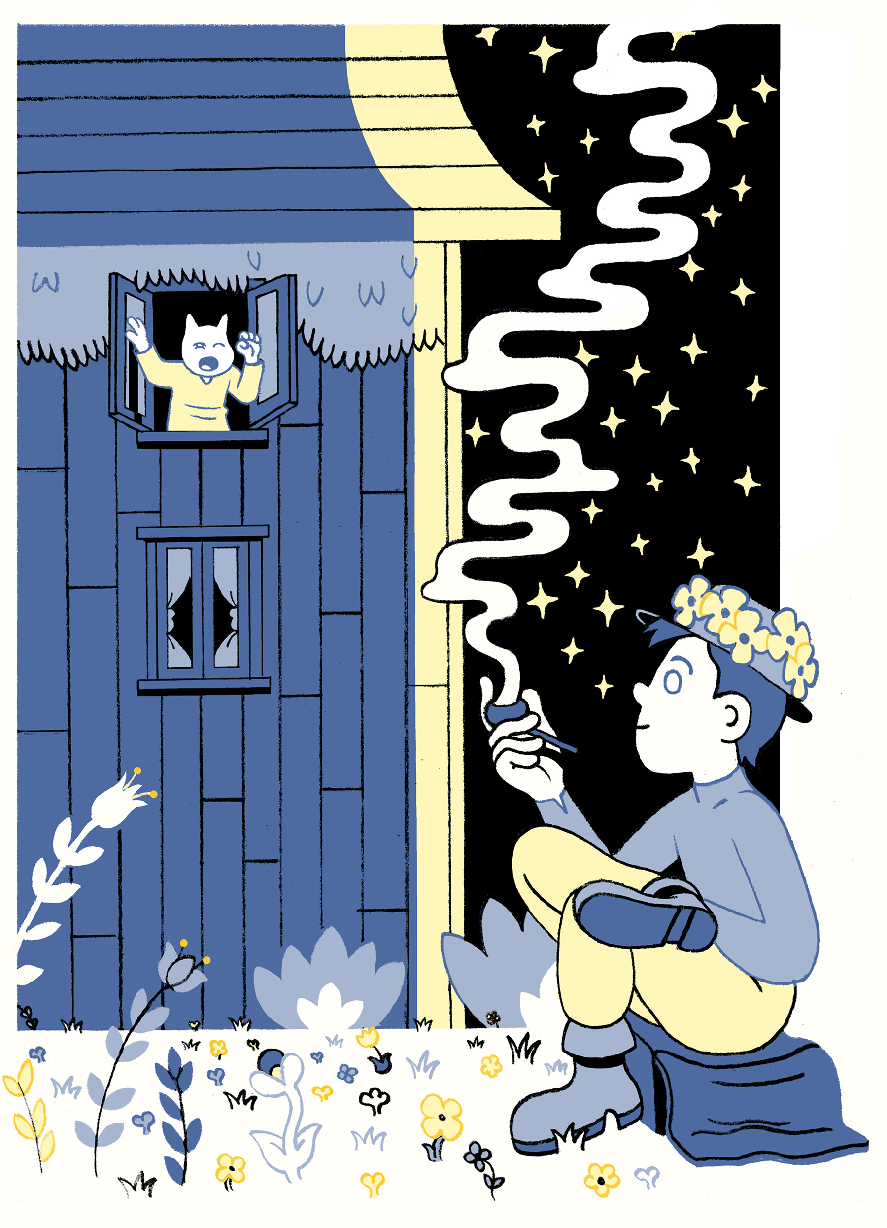 digitalart characterdesign ILLUSTRATION  moomin Snufkin snorkmaiden to (3).jpg