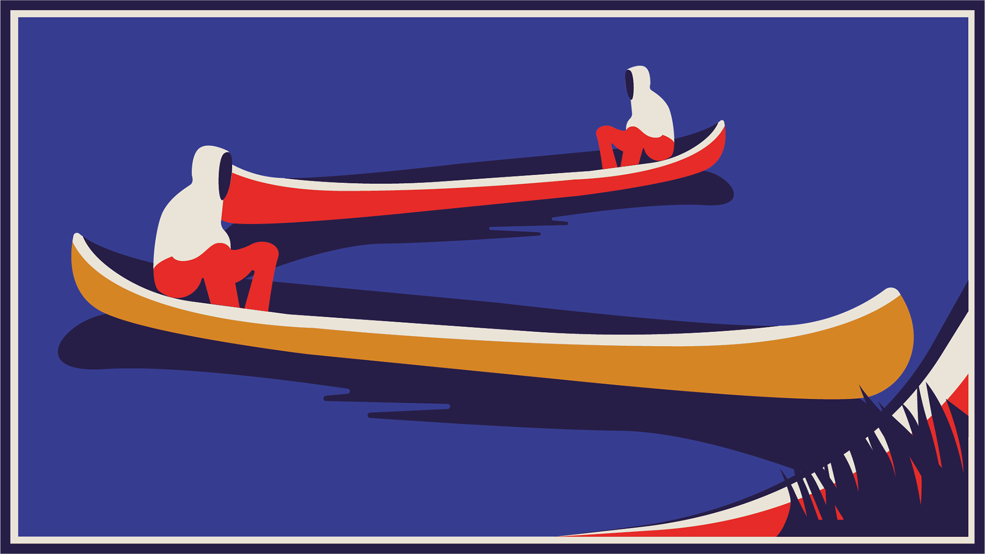 warsaw Vistula River CONEING blue red white Boats river side (4).png