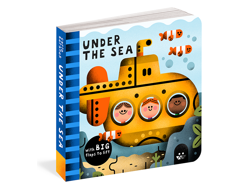 Under The Sea boardbook book fish flaps illustration illustrator kids.png