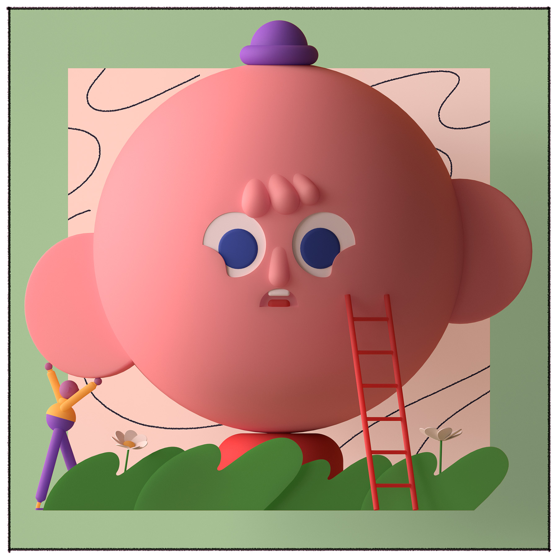 3D illustrations cesar pelizer abstract characters Character design  3 (4).jpg