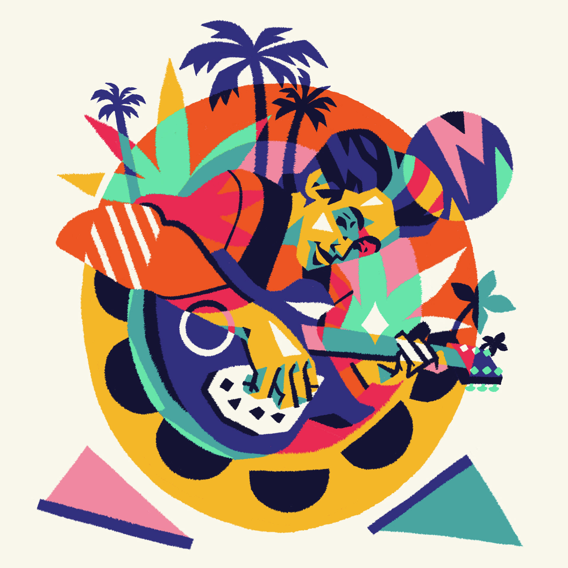 color flatcolor geometry naturaleza Nature Tropical (2).jpg