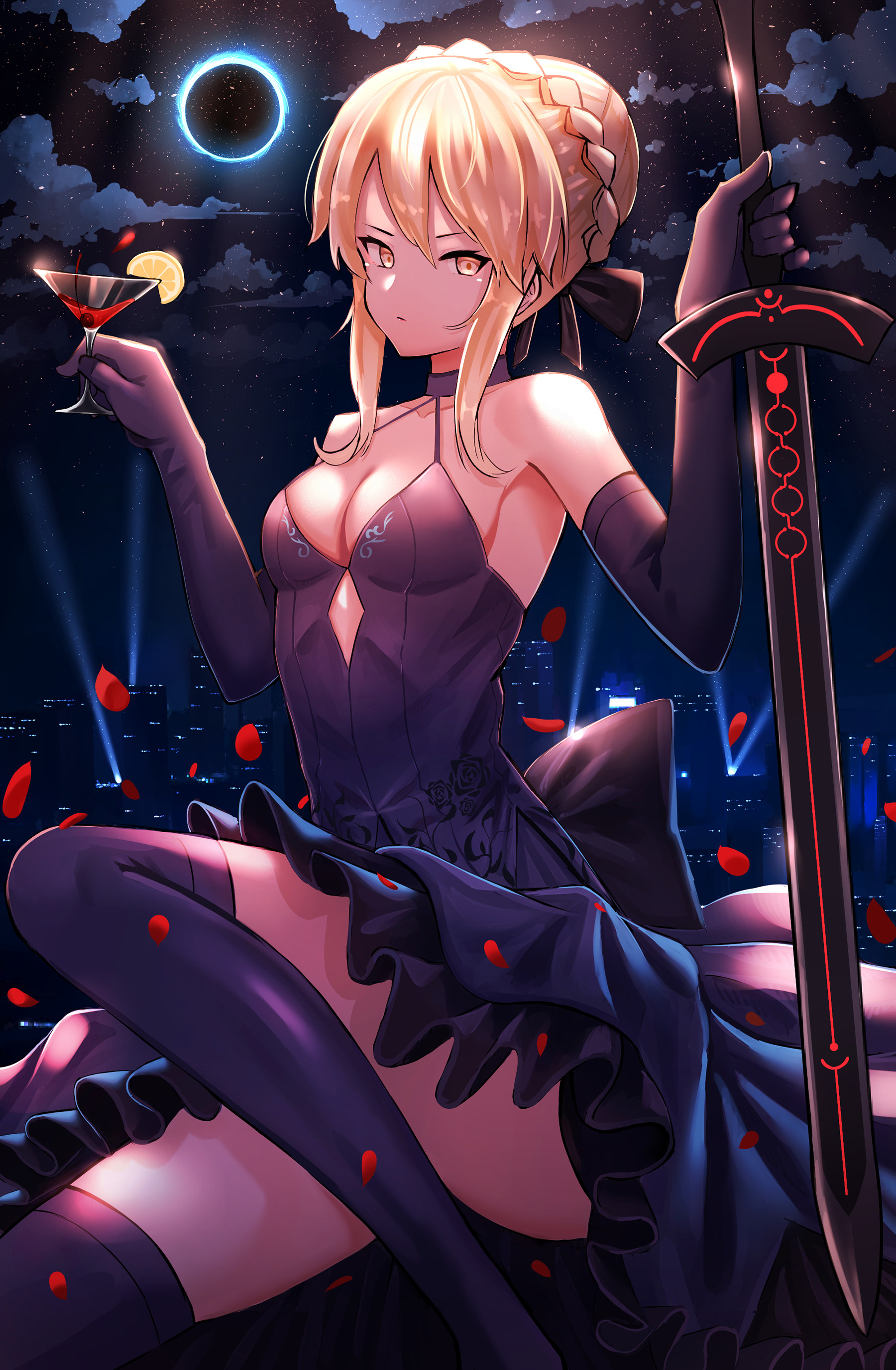 FateGrandOrder セイバーオルタ - pasoputi的插画.jpg