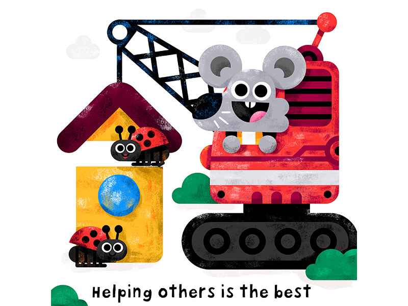Helping others animal character happy help illustration illustrator ki.jpg