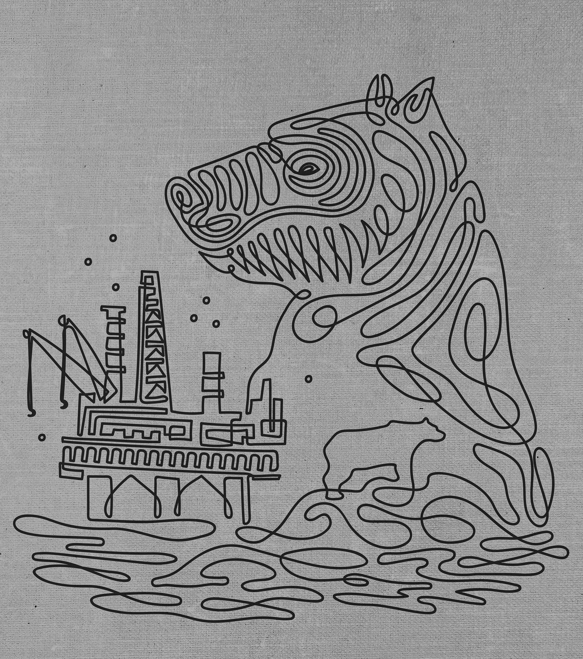 animals artwork endangered Polar Bear Rhino shark tiger vector Vector (2).jpg