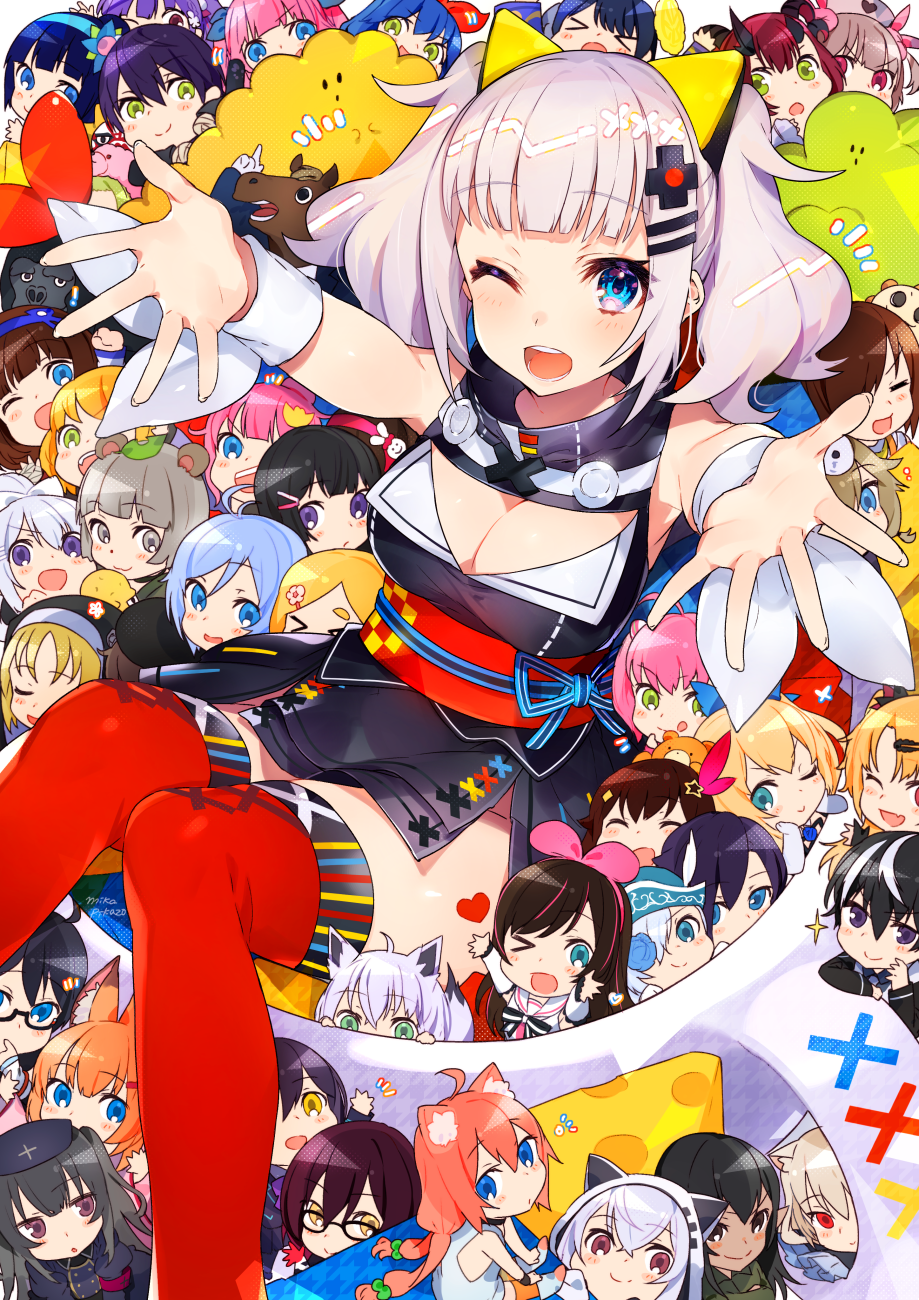 輝夜月 輝夜月ちゃんと仲間たち！ - Mika Pikazo的插画.png