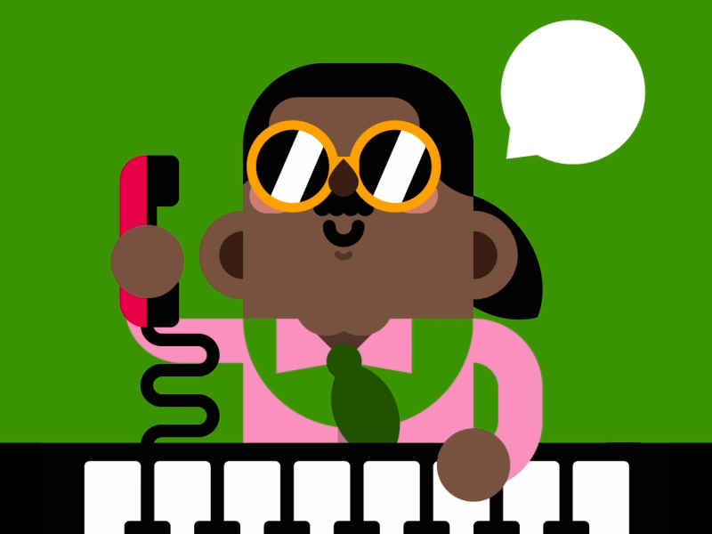 IJCTSILY 80s animation character cute illustration love music stevie w.gif