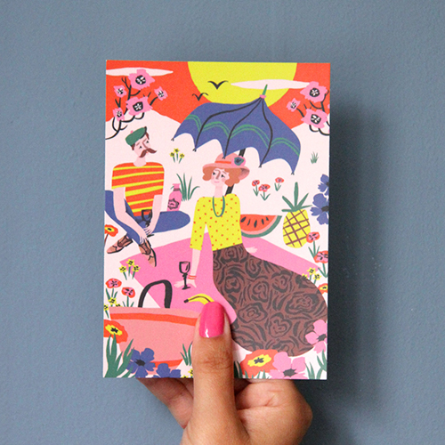 snor moustache mustache postcard post mail Flowers flower Nature roman (2).jpg