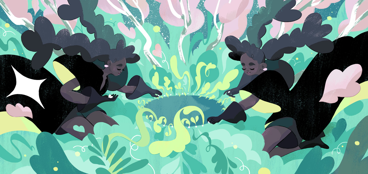 magical girls plants Intercom totoro seedlings.jpg