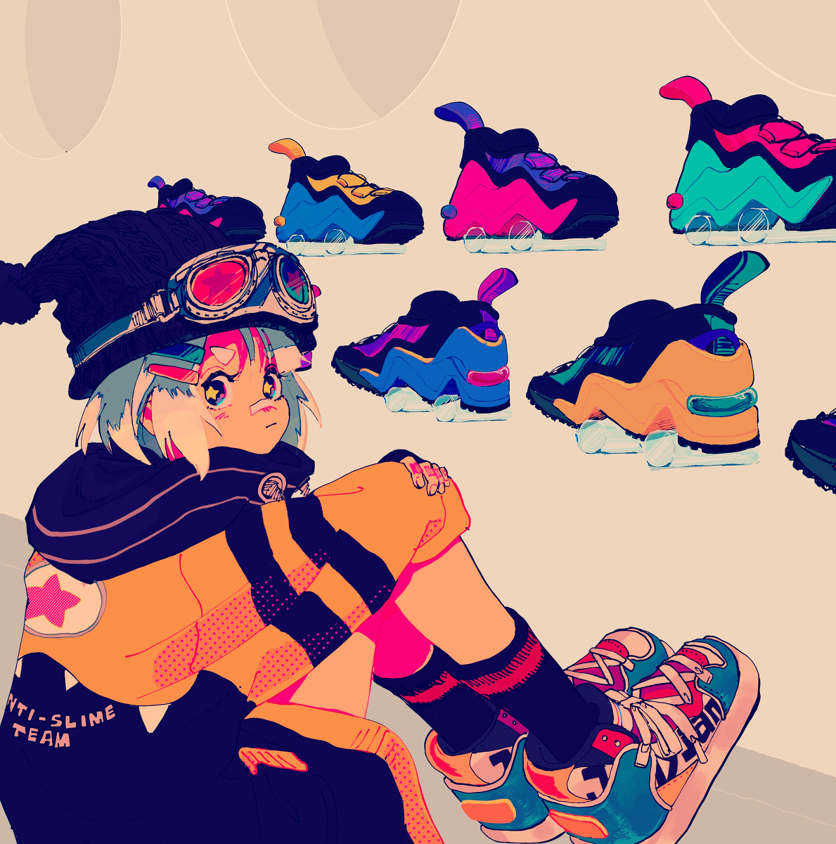 オリジナル Sneakers store - magoyama的插画.jpg