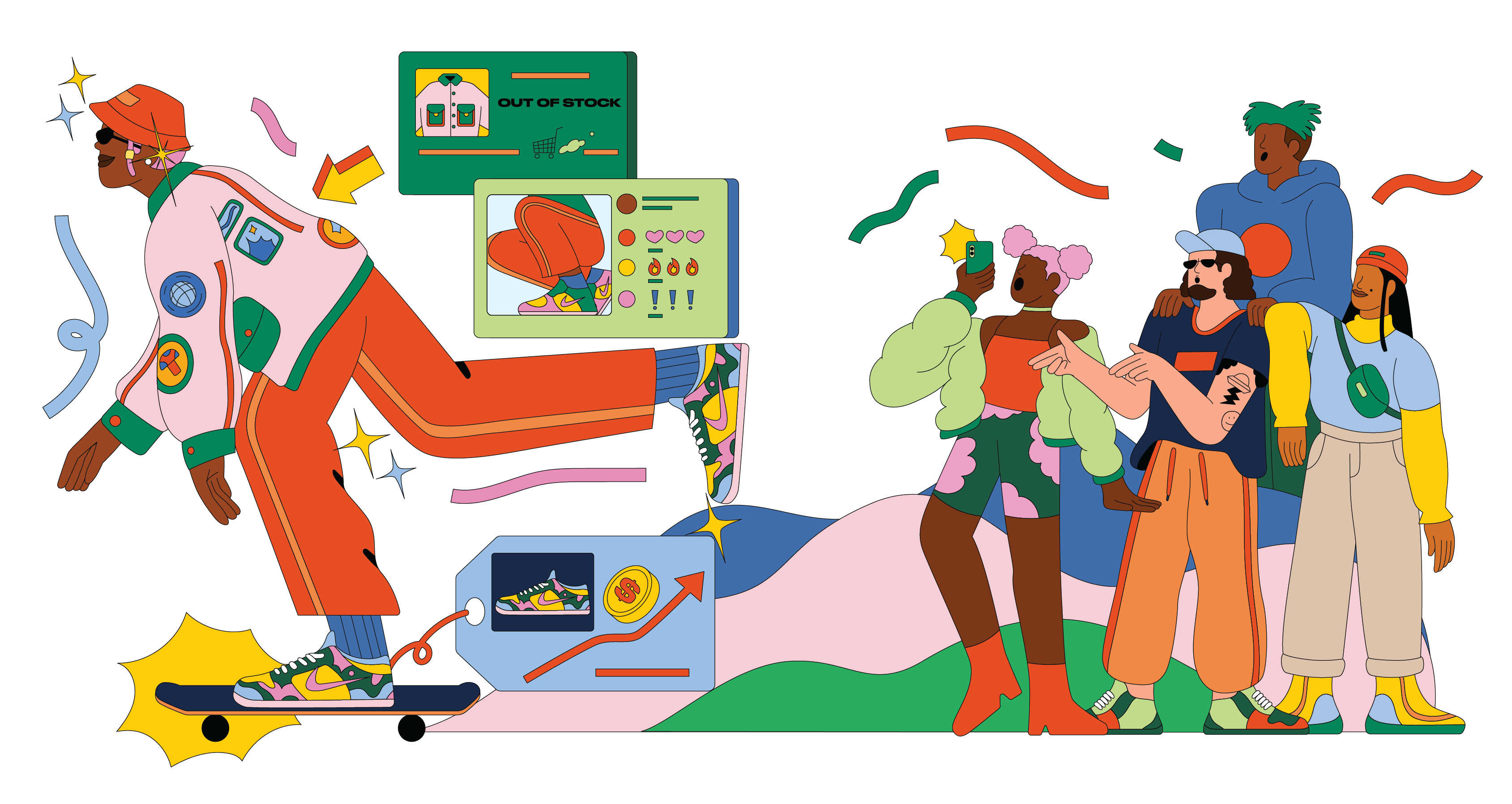 Advertising  characters design editorial Food  lifestyle magazine Mura (5).png