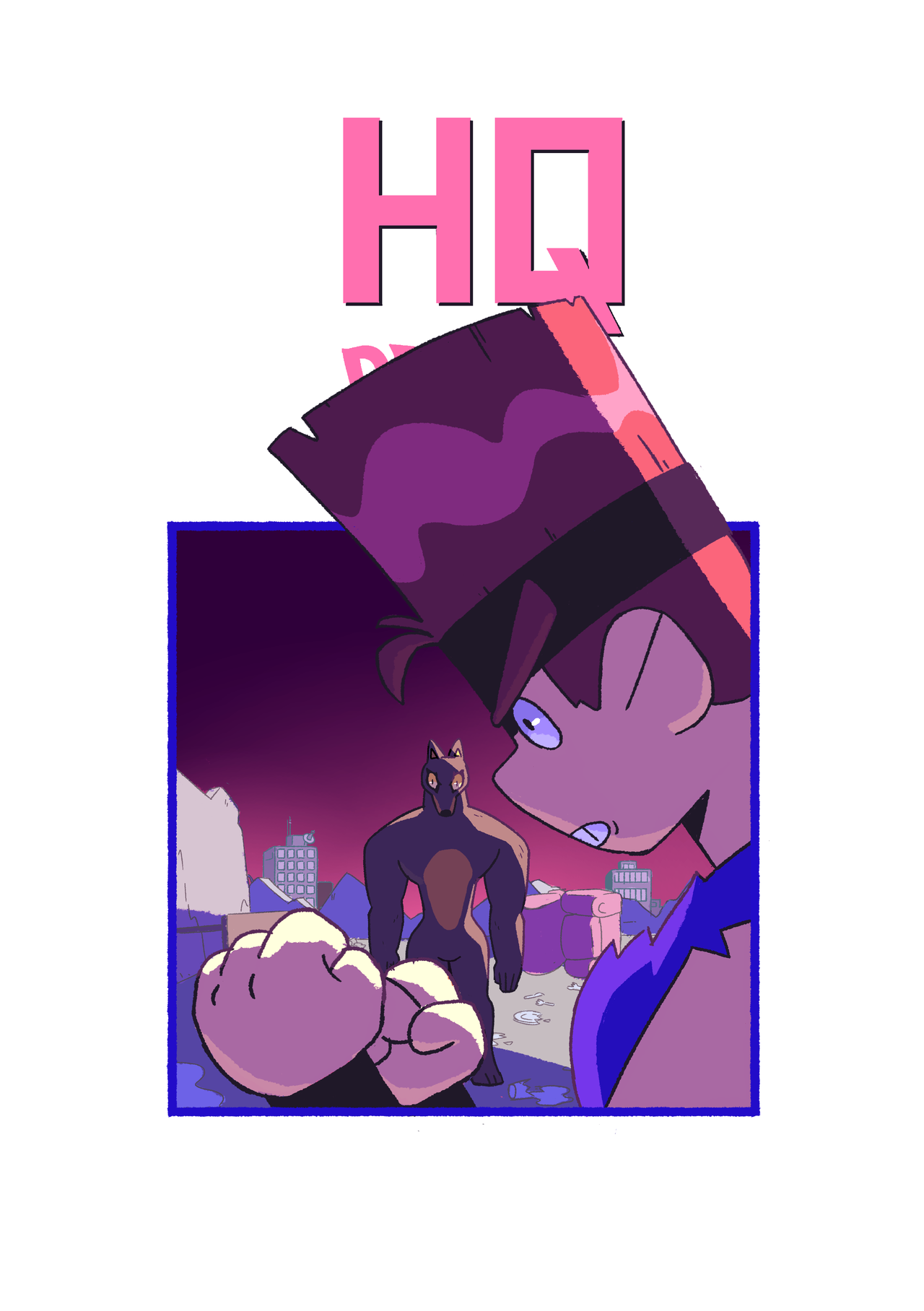 Character design  collab darkstalkers Digital Art  fanart ILLUSTRATION (3).png