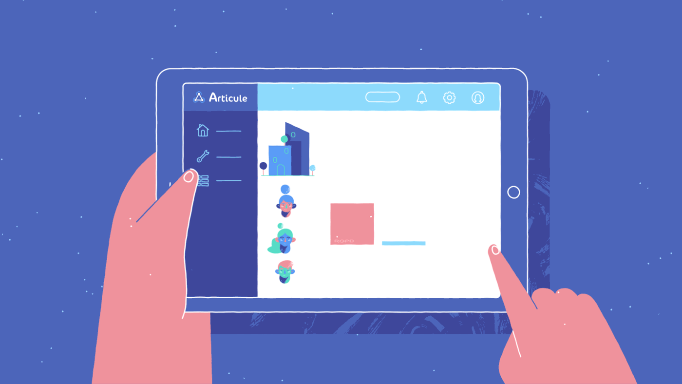 ILLUSTRATION  animation  Character design  cyber Cyber Security explai (5).gif