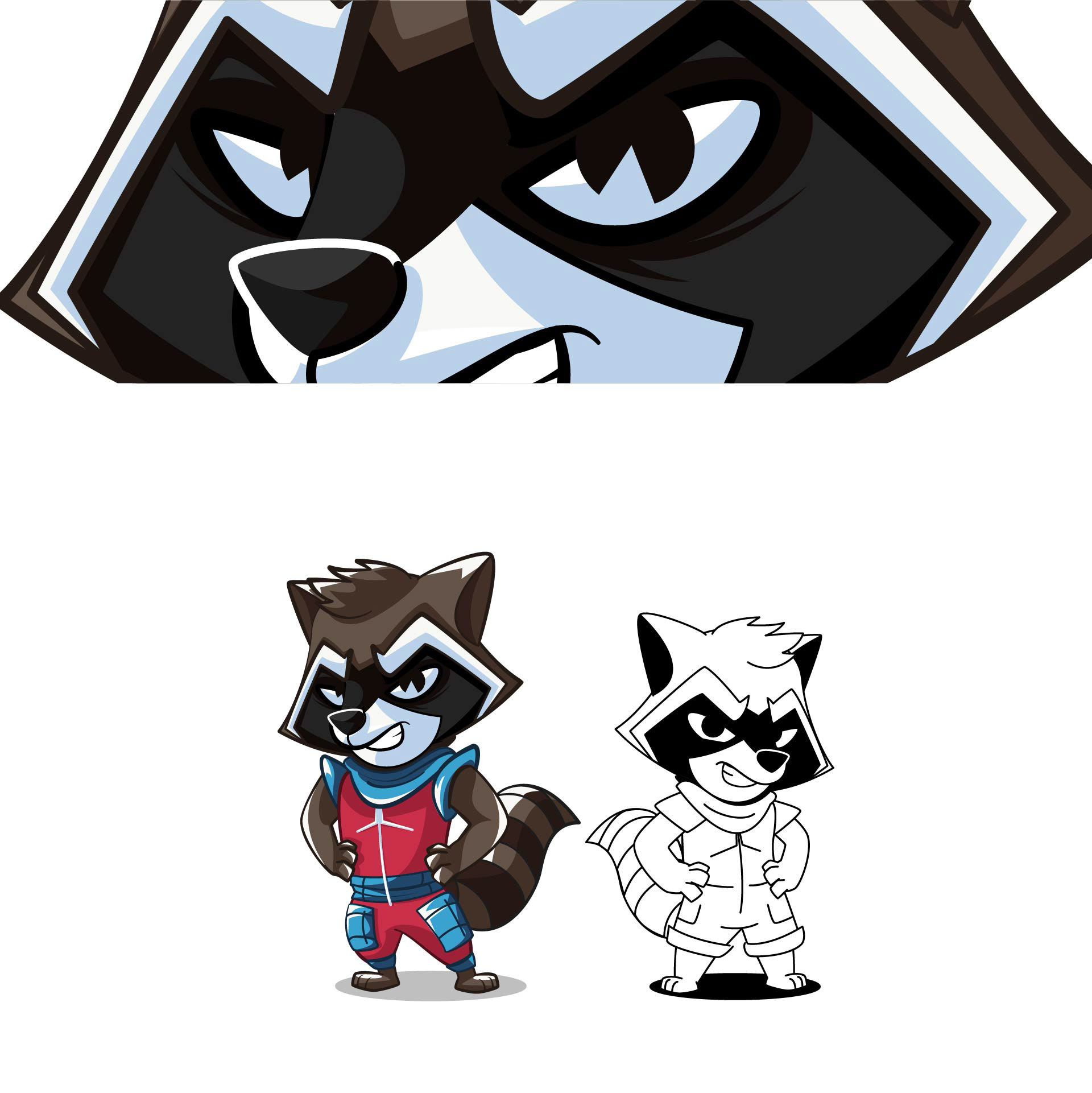 adobe illustrator cartoon Character design  Illustrator Mascot vector (2)-2.jpg