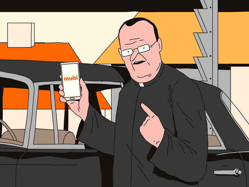 MUBI Presbytery TV Ad ad advert animation benz church insurance priest.png