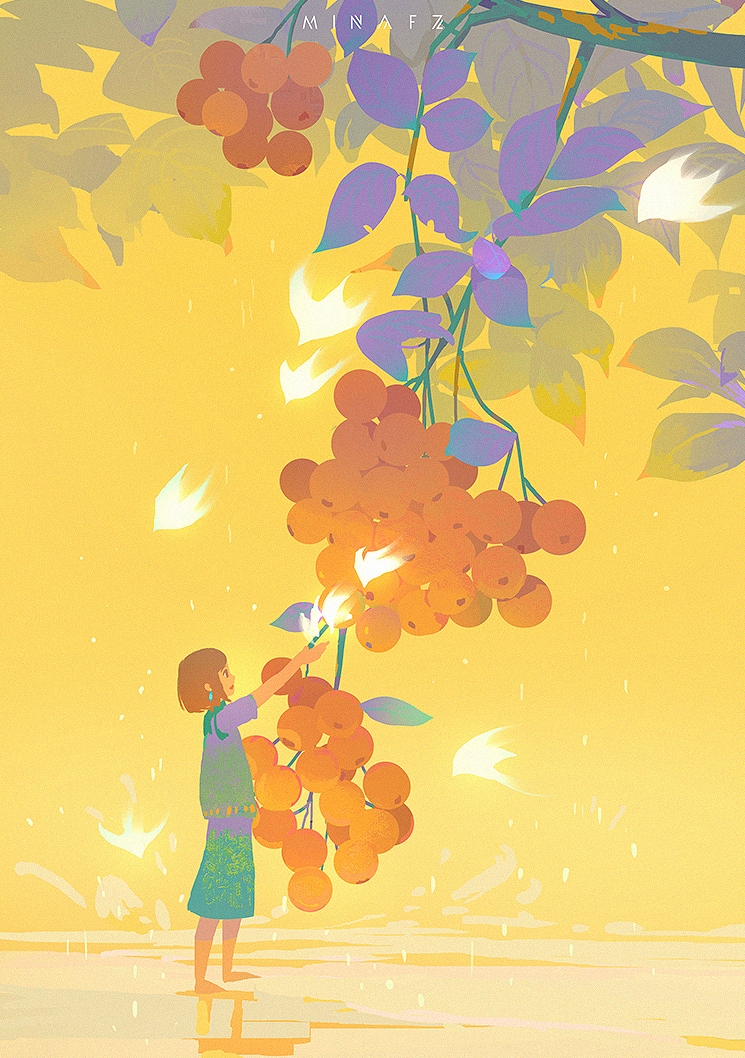 2021上半年速涂创作练习插画创作习作风绽 - 原创作品 - 站酷 ZCOOL.jpg