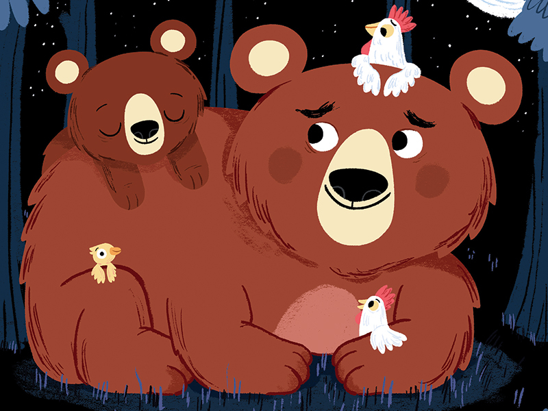 Autumn moonlight animal animals book character cute drawing fun illust.jpg