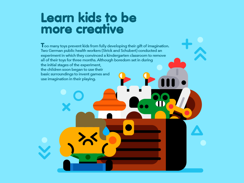 Learn kids to be more creative boy bright child cute editorial illustr.png