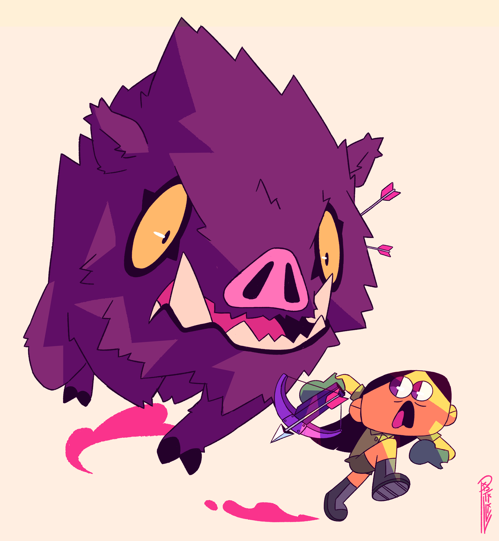 Character design  collab Digimon digital illustration ILLUSTRATION  Ni.png
