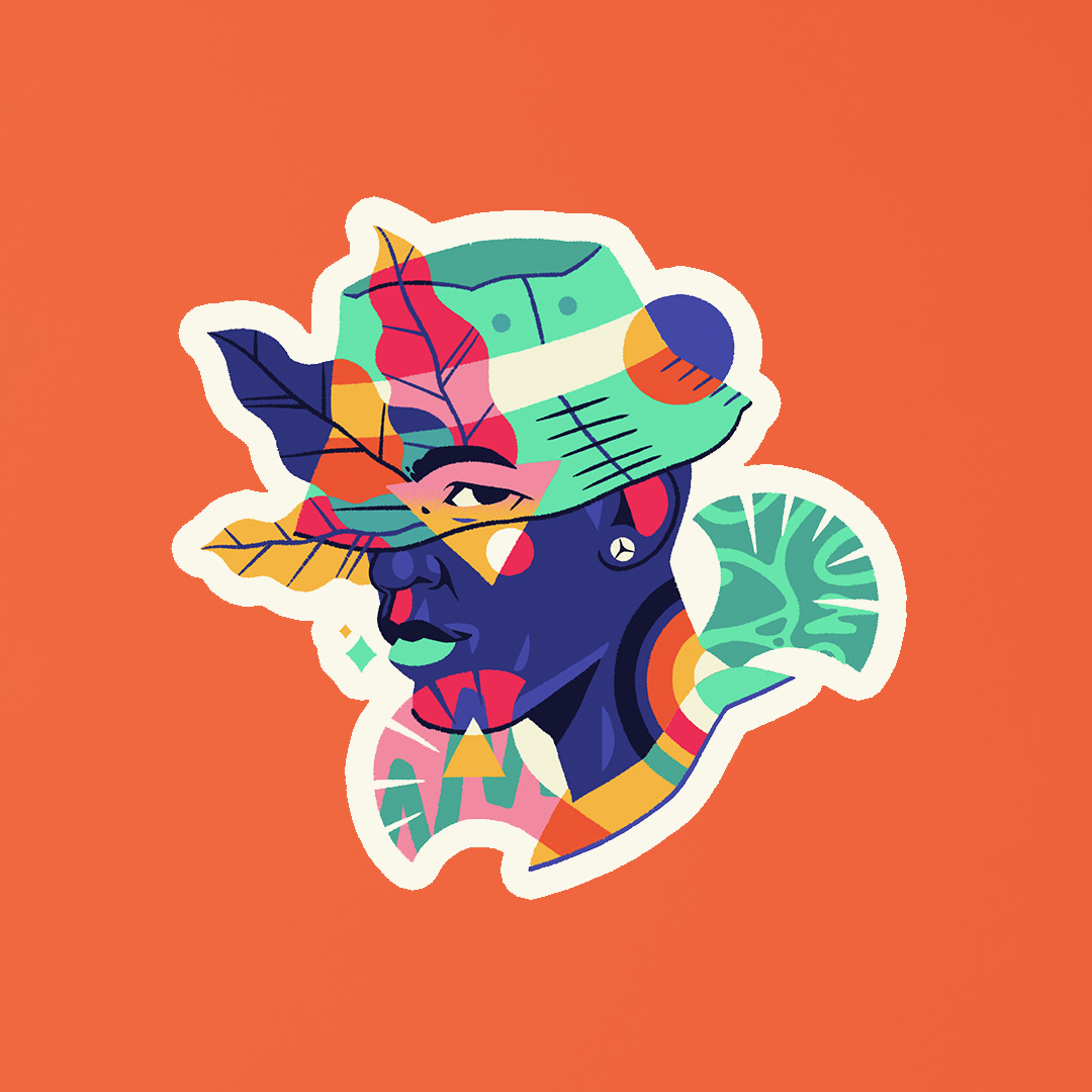 color colores ilustracion naturaleza Nature stickers Tropical (7).jpg
