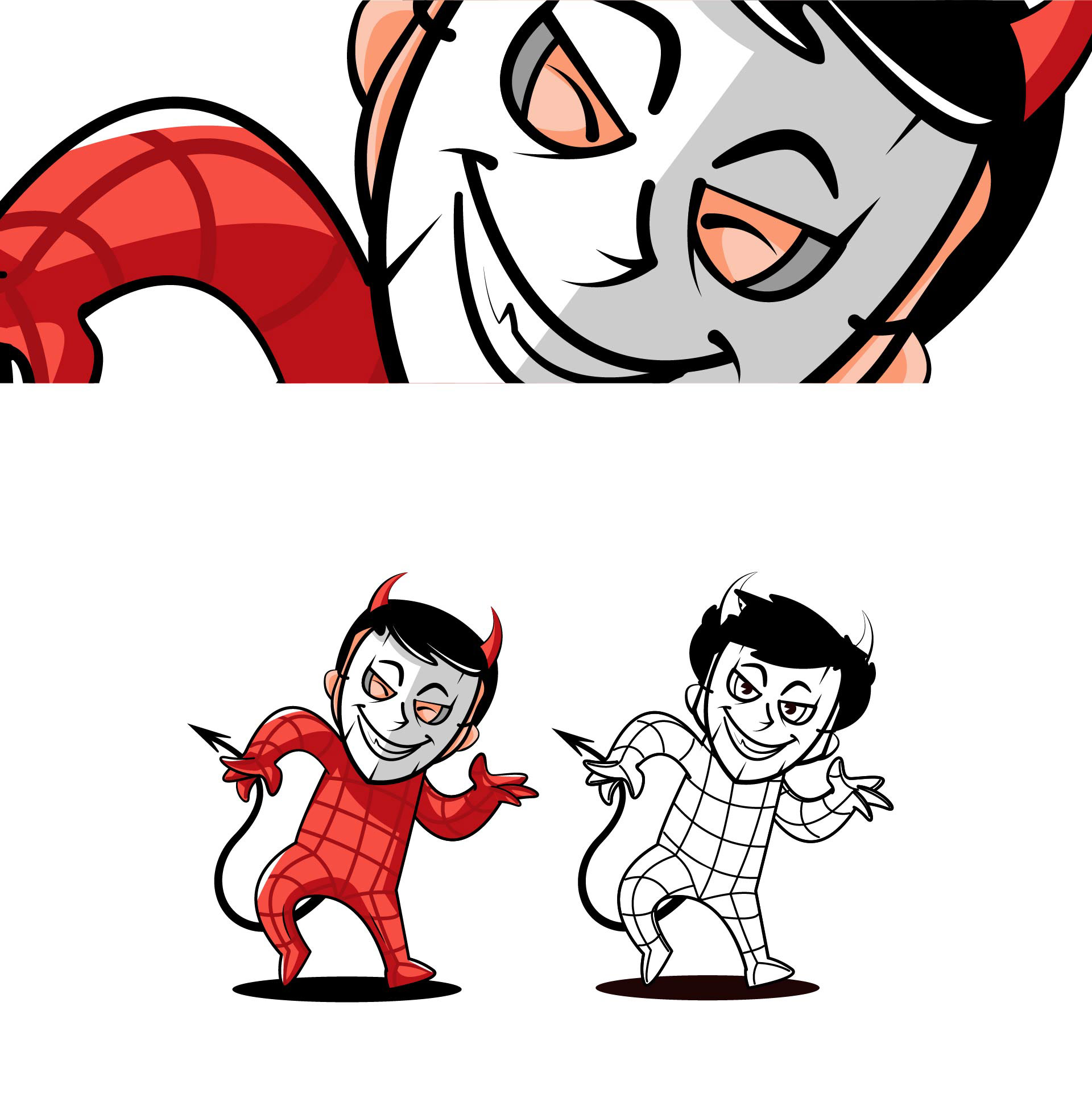 adobe illustrator cartoon Character design  Illustrator Mascot vector (5)-2.jpg