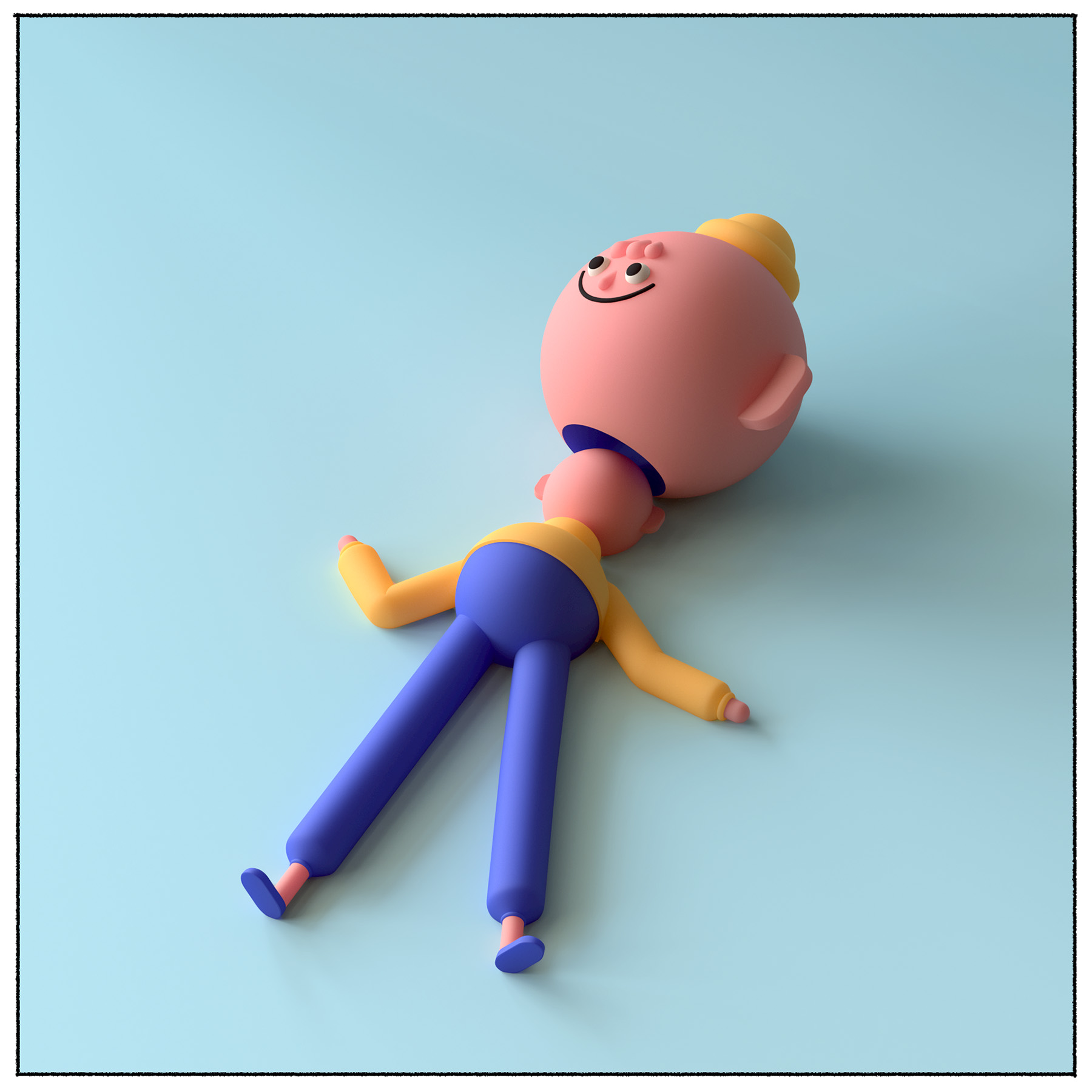 3D illustrations cesar pelizer abstract characters Character design  3.jpg