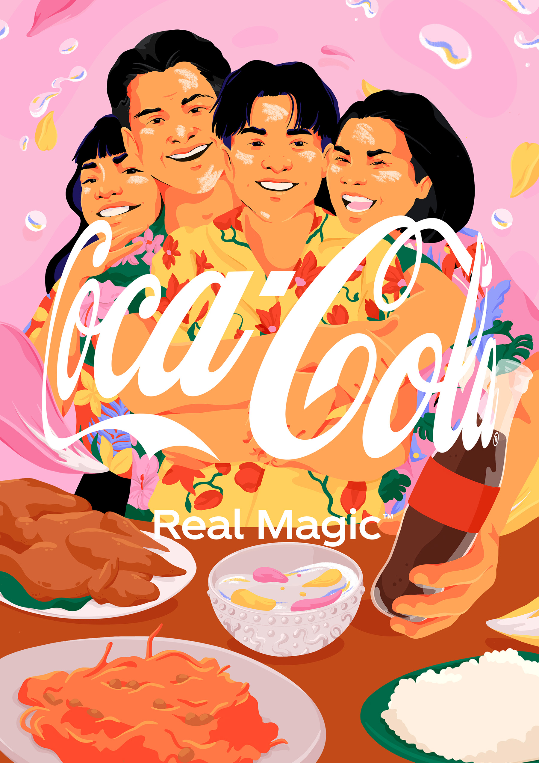 bold colors character illustration Coca-Cola commercial illustration D (6).jpg